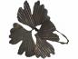 Preview: Serviettenring m.Blatt Messing Ø7cm Preview: Serviettenring m.Blatt Messing Ø7cm