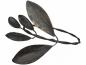 Preview: Serviettenring m.Blatt Messing L7cm Preview: Serviettenring m.Blatt Messing L7cm