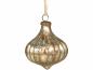 Preview: Christbaumkugel Glas Champagner H10cm Preview: Christbaumkugel Glas Champagner H10cm