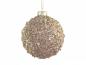 Preview: Christbaumkugel Glas Gold Ø8cm Preview: Christbaumkugel Glas Gold Ø8cm