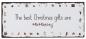 Preview: Metallschild The best Christmas gift´s L30,5cm Preview: Metallschild The best Christmas gift´s L30,5cm