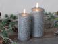 Preview: Macon rustikale Stumpenkerze Olive Glitter H12x Ø6cm Preview: Macon rustikale Stumpenkerze Olive Glitter H12x Ø6cm