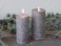Preview: Macon rustikale Stumpenkerze Mokka Glitter H12x Ø6cm Preview: Macon rustikale Stumpenkerze Mokka Glitter H12x Ø6cm