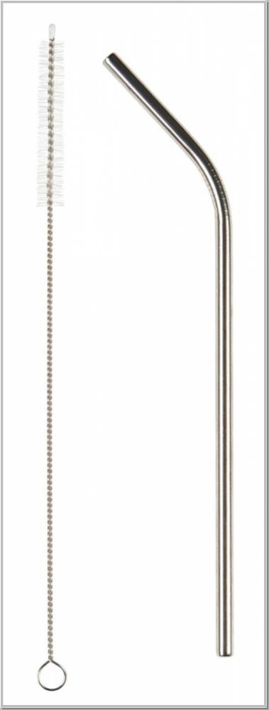 Strohhalm Edelstahl 6er Set inkl. Reinigungsbürste Strohhalm Edelstahl 6er Set inkl. Reinigungsbürste