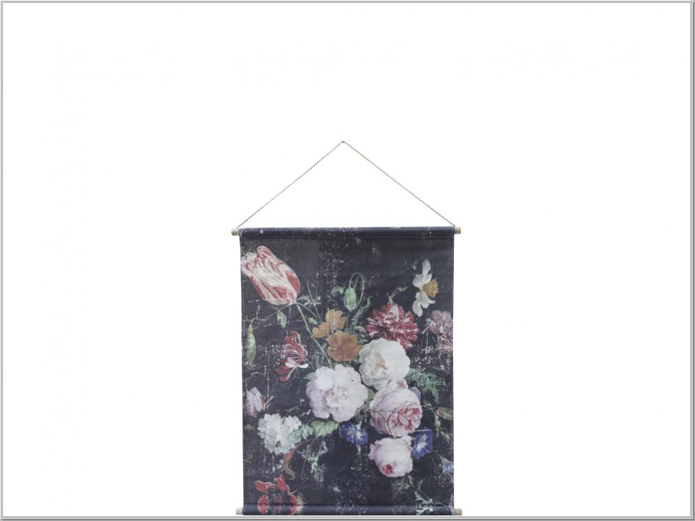 Preview: Leinwandbild Blumenmuster Kunstdruck H97*76cm Preview: Leinwandbild Blumenmuster Kunstdruck H97*76cm