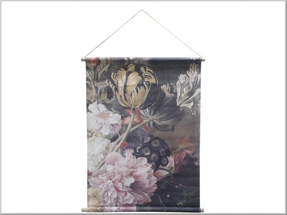 Preview: Leinwandbild Blumenmuster Kunstdruck H97*76cm Preview: Leinwandbild Blumenmuster Kunstdruck H97*76cm