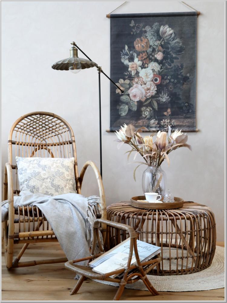 Preview: Leinwandbild Blumenmuster Kunstdruck H97*76cm Preview: Leinwandbild Blumenmuster Kunstdruck H97*76cm