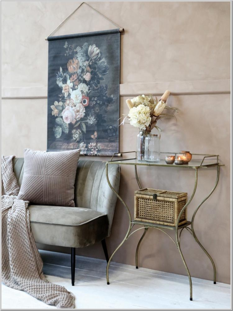 Preview: Leinwandbild Blumenmuster Kunstdruck H97*76cm Preview: Leinwandbild Blumenmuster Kunstdruck H97*76cm
