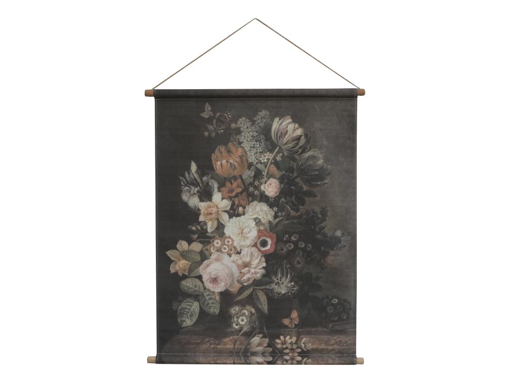 Preview: Leinwandbild Blumenmuster Kunstdruck H97*76cm Preview: Leinwandbild Blumenmuster Kunstdruck H97*76cm