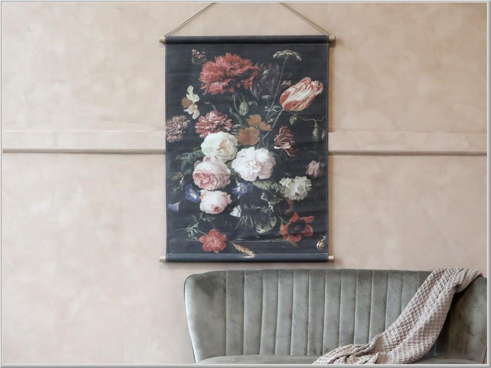 Leinwandbild Blumenmuster Kunstdruck H97*76cm Leinwandbild Blumenmuster Kunstdruck H97*76cm