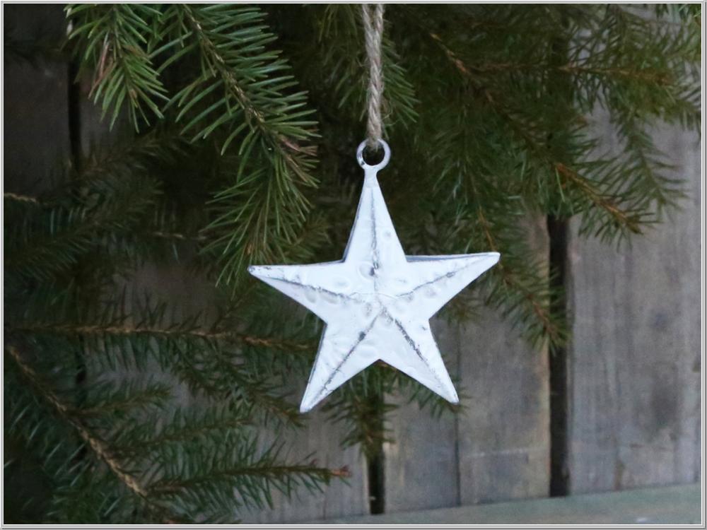 Preview: Metallstern Shabby Ø 9cm Preview: Metallstern Shabby Ø 9cm