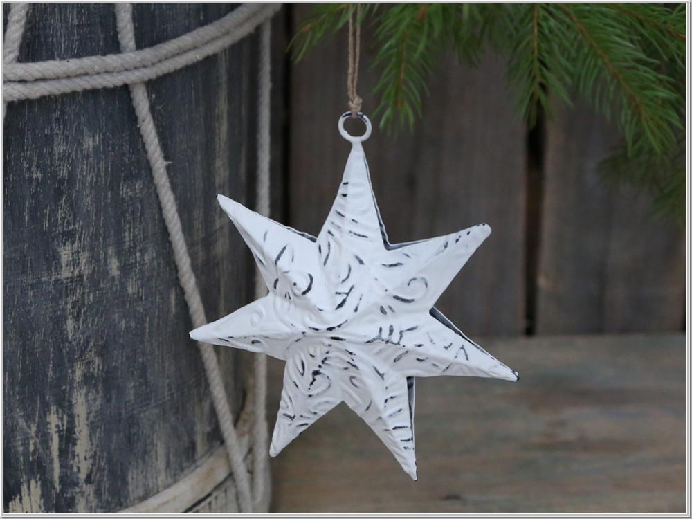 Preview: Metallstern Shabby Ø 14 cm Preview: Metallstern Shabby Ø 14 cm