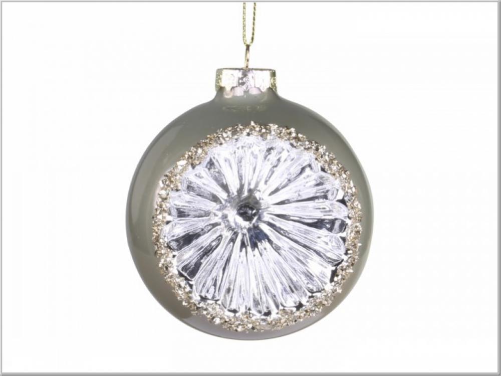 Preview: Christbaum Kugel Glitzer staubig grün H9,5cm Preview: Christbaum Kugel Glitzer staubig grün H9,5cm