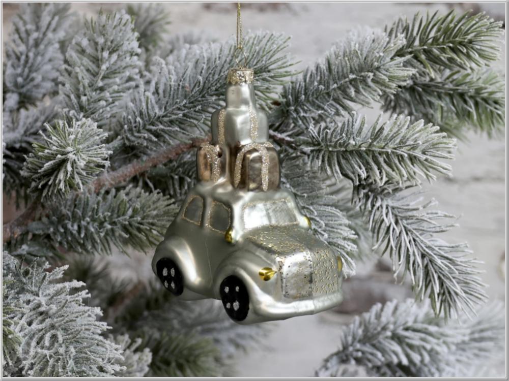 Anhänger Auto m.Geschenk Verte H11xL9,5cm Anhänger Auto m.Geschenk Verte H11xL9,5cm