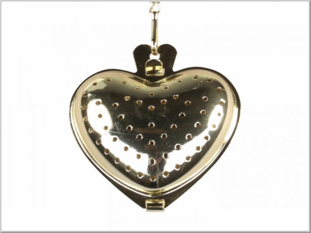 Preview: Chic Antique Herz Teesieb mit Haken Preview: Chic Antique Herz Teesieb mit Haken