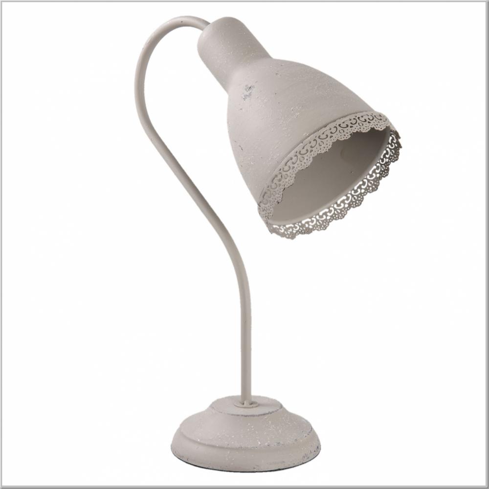 Tischlampe Lampe Grau 13x28x38cm