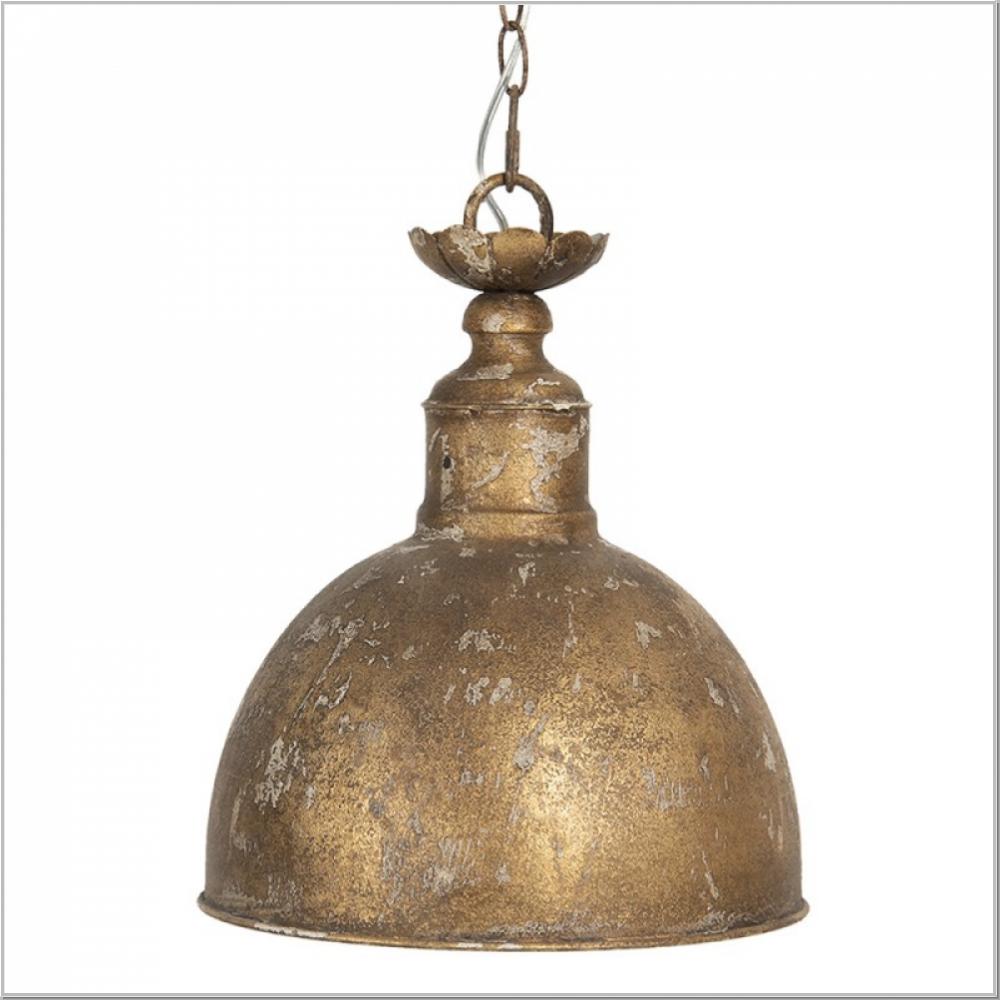 Deckenleuchte Lampe Gold antik Ø29xH35cm