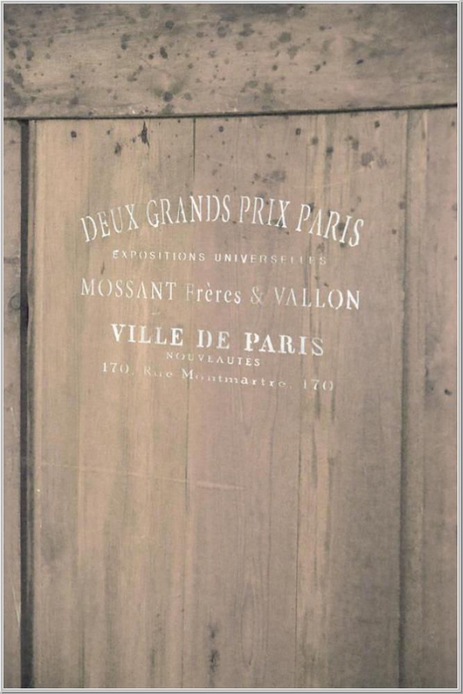 JDL Vintage Stencil Schablone "Ville de Paris"