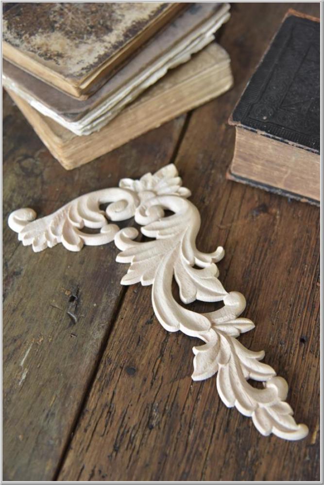 Preview: Holzornament Vintage Paint B24x15cm Rechts Preview: Holzornament Vintage Paint B24x15cm Rechts