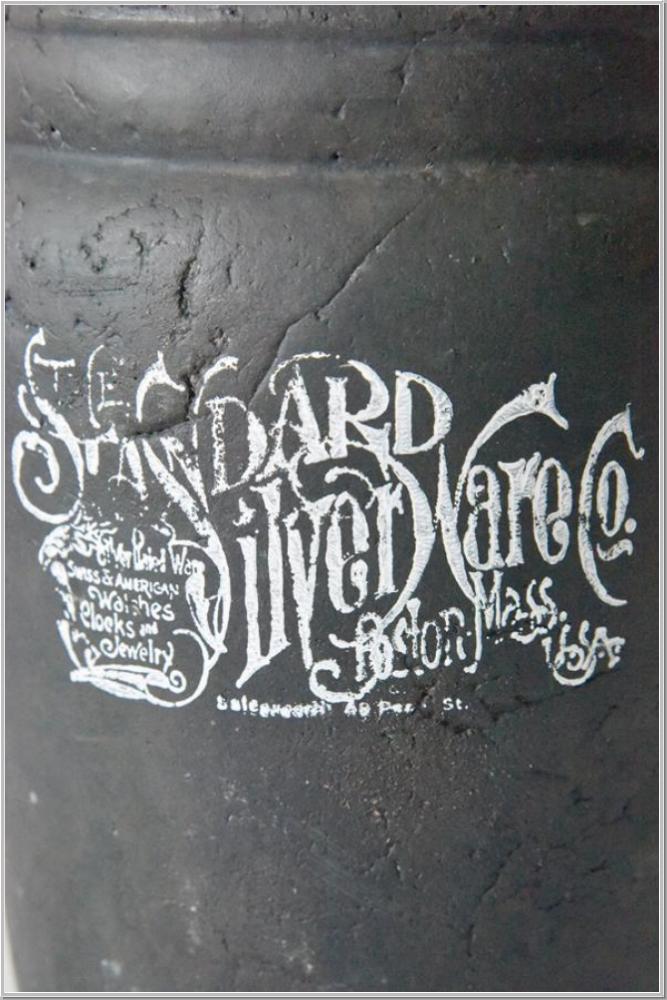 Preview: Vintage Paint Stempel Silver Ware 8x15cm Preview: Vintage Paint Stempel Silver Ware 8x15cm