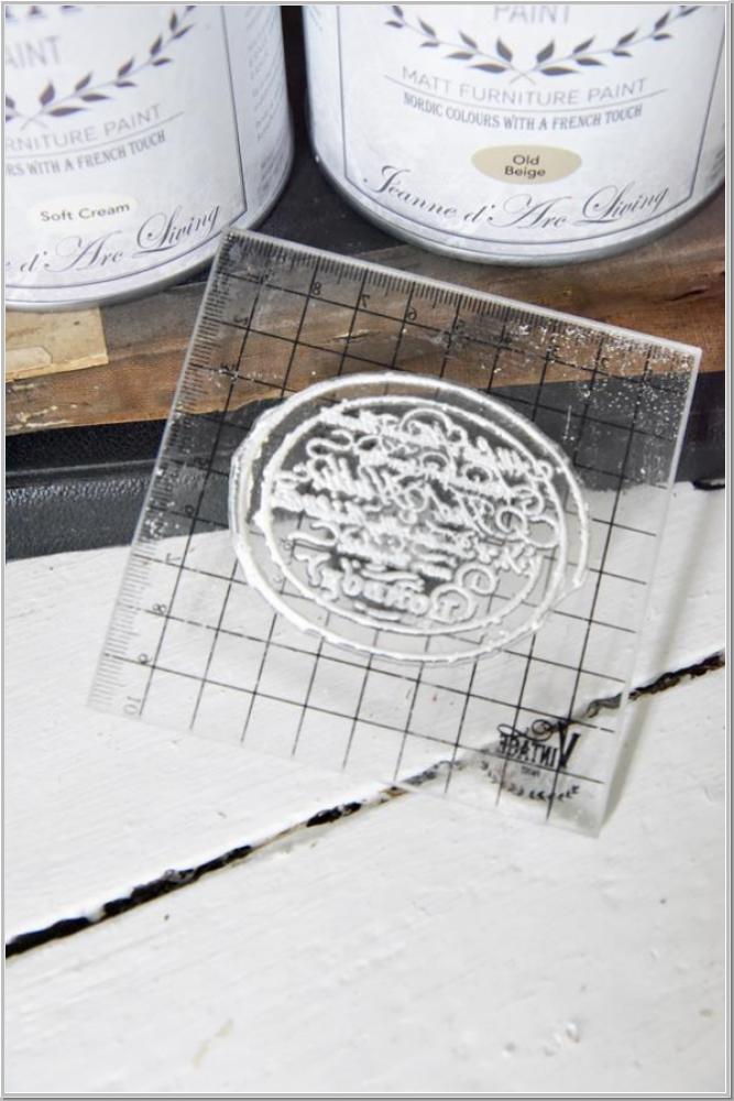 Preview: Acryl Block mit Griff 10x10 cm Preview: Acryl Block mit Griff 10x10 cm