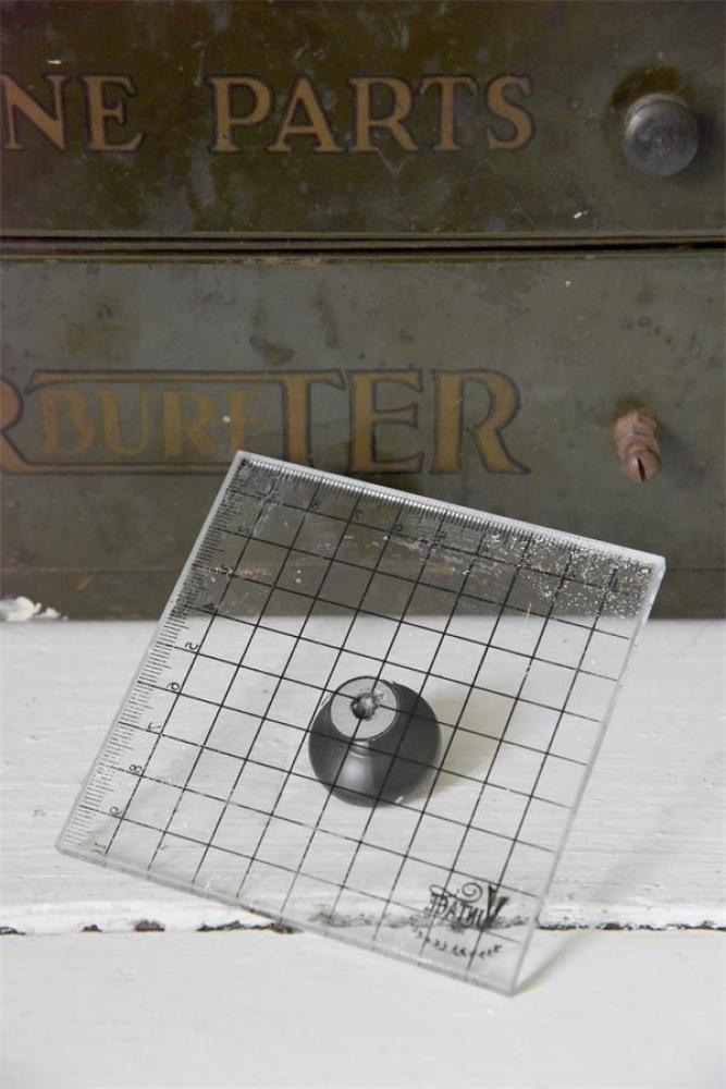 Preview: Acryl Block mit Griff 10x10 cm Preview: Acryl Block mit Griff 10x10 cm