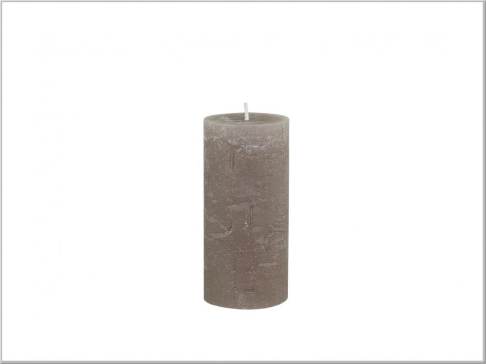 Macon rustikale Stumpenkerze Linen H25/Ø10cm Macon rustikale Stumpenkerze Linen H25/Ø10cm