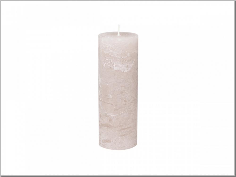 Macon rustikale Stumpenkerze ROSE H20/Ø7cm Macon rustikale Stumpenkerze ROSE H20/Ø7cm