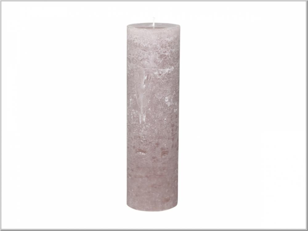 Macon rustikale Stumpenkerze Taupe H35/Ø10cm Macon rustikale Stumpenkerze Taupe H35/Ø10cm