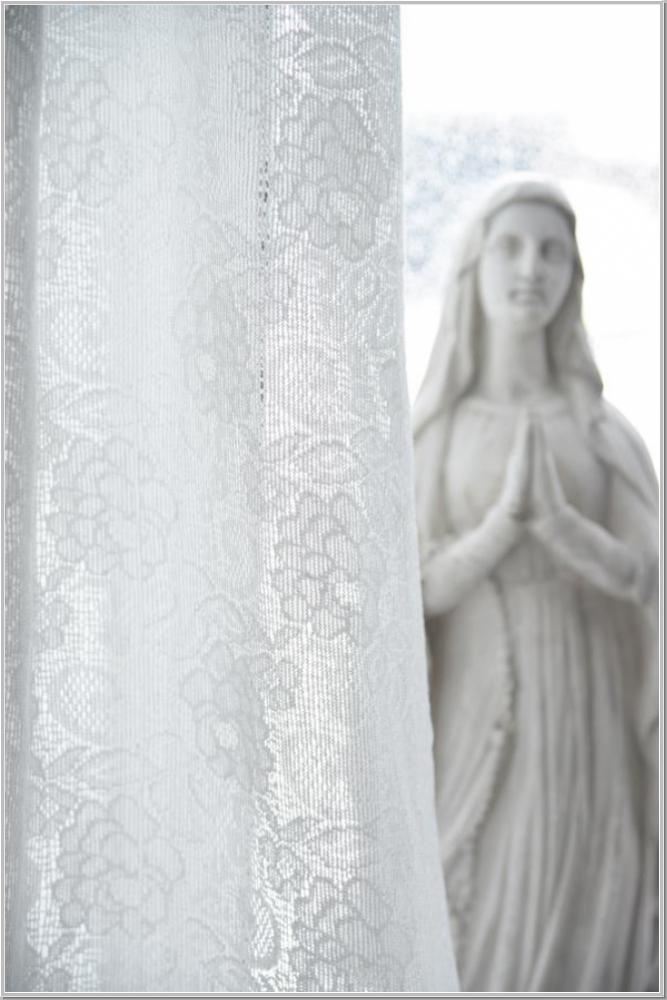 Gardine Bistro Spitze Shabby Chic 220x140cm Creme Gardine Bistro Spitze Shabby Chic 220x140cm Creme