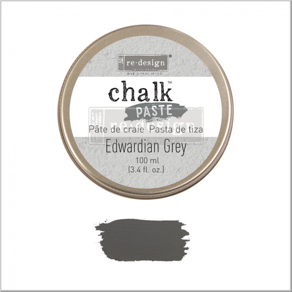 Vintage Paint Chalk Paste 100ml EDWARDIAN GREY