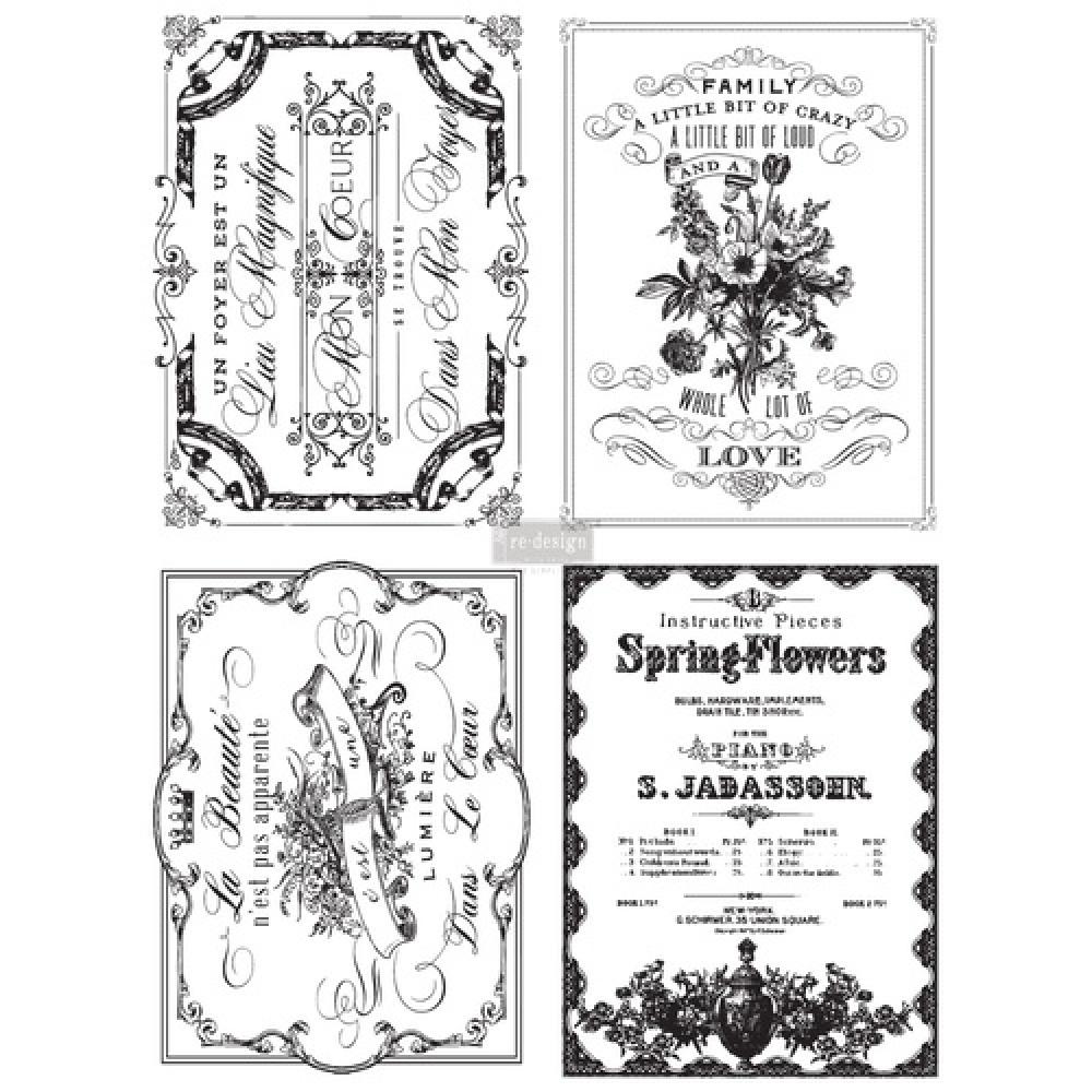 ReDesign Decor Transfer Spring Flowers 55,88 x 76,20 cm ReDesign Decor Transfer Spring Flowers 55,88 x 76,20 cm