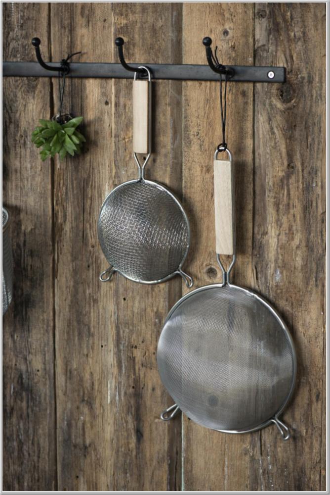 Preview: Küchensieb Abtropfsieb Edelstahl/Gummiholz L28,5cm Preview: Küchensieb Abtropfsieb Edelstahl/Gummiholz L28,5cm