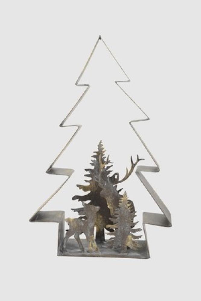 Dekobaum Christbaum Goldbraun 3D H30cm Dekobaum Christbaum Goldbraun 3D H30cm
