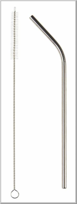 Strohhalm Edelstahl 6er Set inkl. Reinigungsbürste Strohhalm Edelstahl 6er Set inkl. Reinigungsbürste