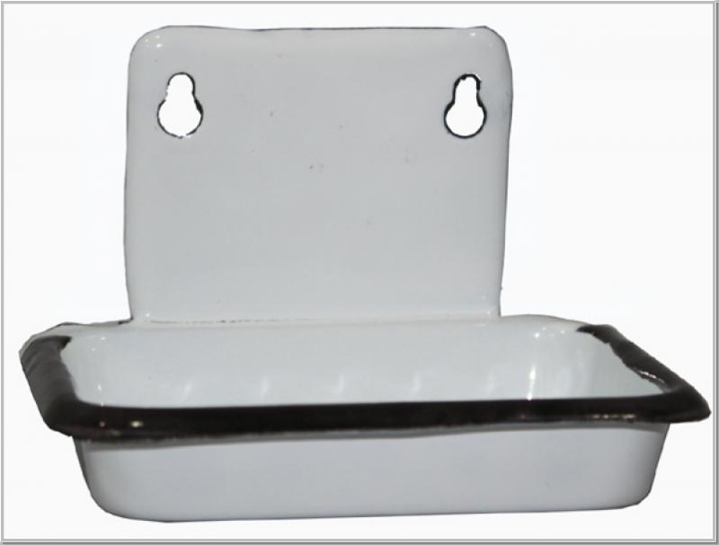 Nostalgischer Seifenteller Seifenschale emailliert Nostalgischer Seifenteller Seifenschale emailliert