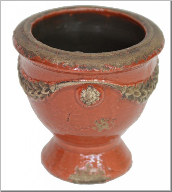 Blumentopf Vilone ROT Teracotta H14,5xØ14,5cm Blumentopf Vilone ROT Teracotta H14,5xØ14,5cm
