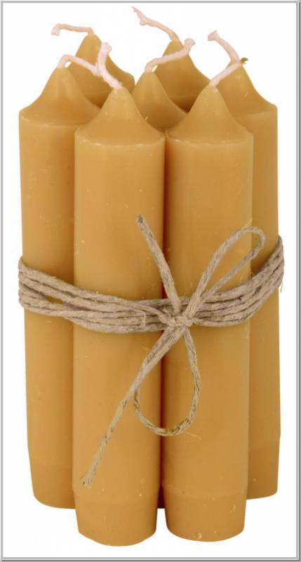 Ib Laursen Stabkerze Mustard H11 xØ 2,2cm Ib Laursen Stabkerze Mustard H11 xØ 2,2cm