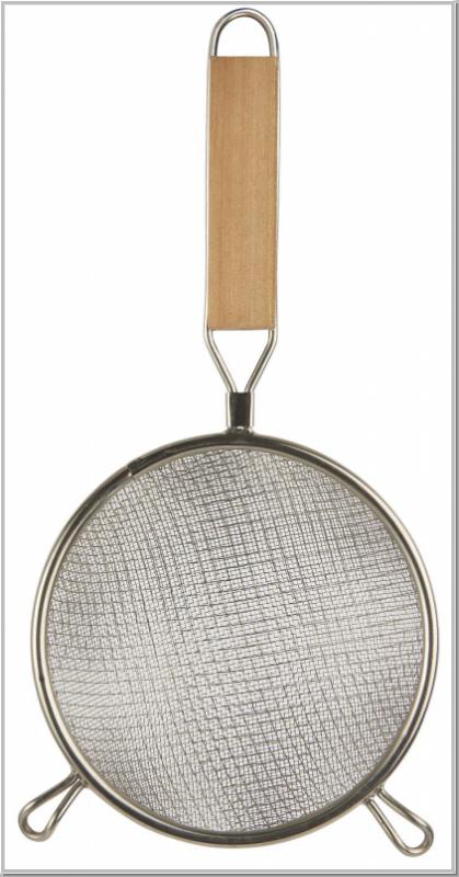 Küchensieb Abtropfsieb Edelstahl/Gummiholz L28,5cm Küchensieb Abtropfsieb Edelstahl/Gummiholz L28,5cm