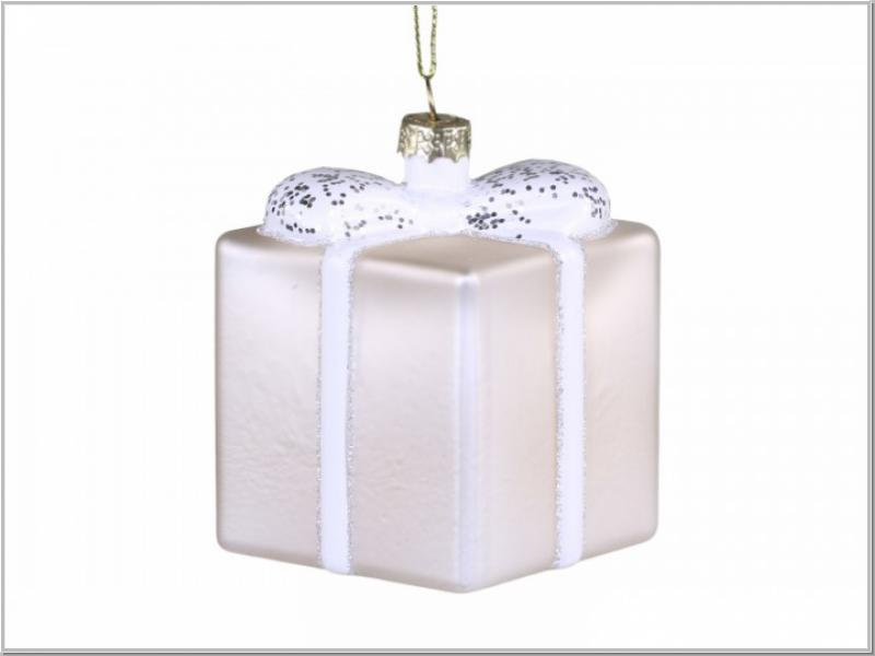 Anhänger Geschenk m.Glitzer H8x6cm Anhänger Geschenk m.Glitzer H8x6cm