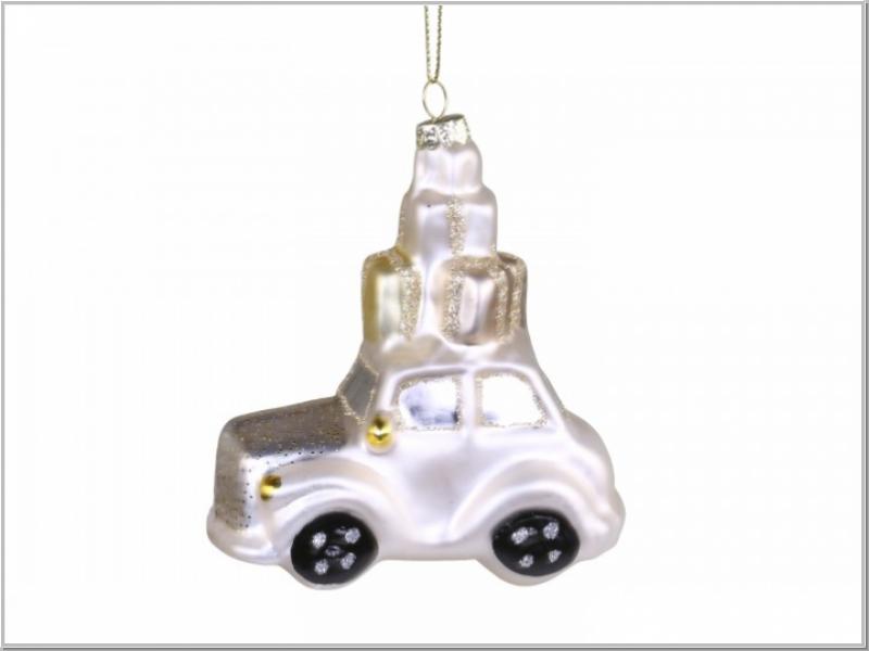 Anhänger Auto m.Geschenk H11xL9,5cm Anhänger Auto m.Geschenk H11xL9,5cm