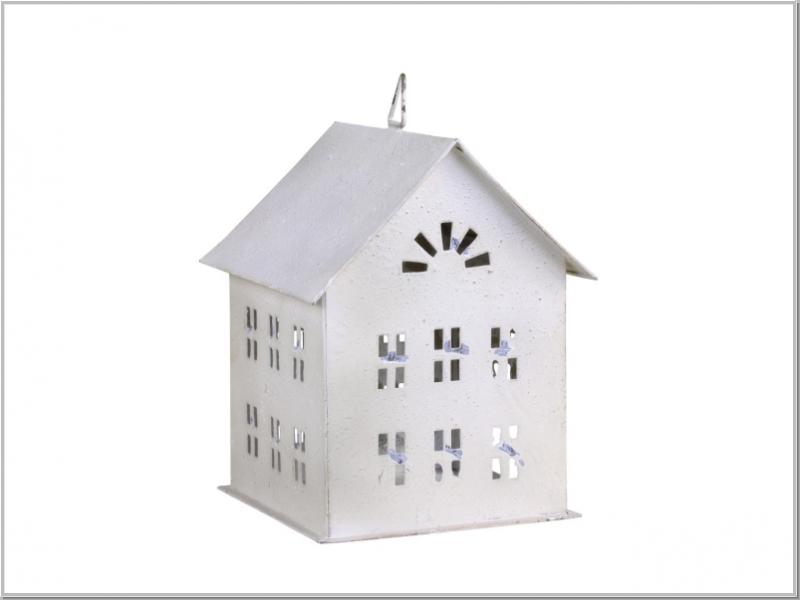 Lichthaus Laterne Creme H18,5x14cm Lichthaus Laterne Creme H18,5x14cm