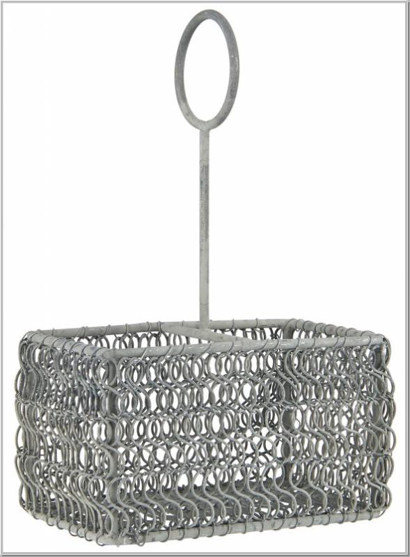 Salz/Pfefferhalter Korb mit Griff h17cm Salz/Pfefferhalter Korb mit Griff h17cm