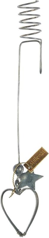 Kerzenhalter f. Tannenbaum Herz H16,5cm Kerzenhalter f. Tannenbaum Herz H16,5cm