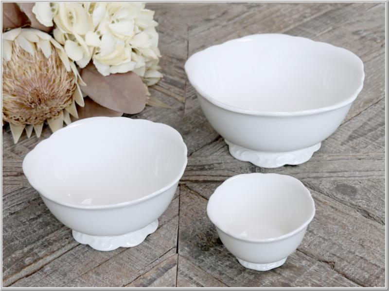 PROVENCE Schale Set von 3 Porzellan PROVENCE Schale Set von 3 Porzellan