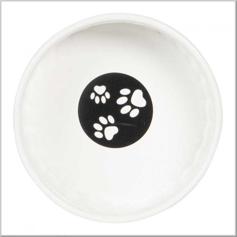 Fressnapf weiß Keramik Ø15xH6cm Fressnapf weiß Keramik Ø15xH6cm