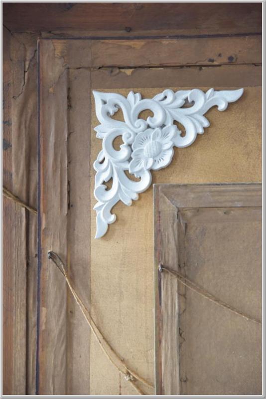 JDL Holzornament Vintage Paint Ornament 15x15cm JDL Holzornament Vintage Paint Ornament 15x15cm