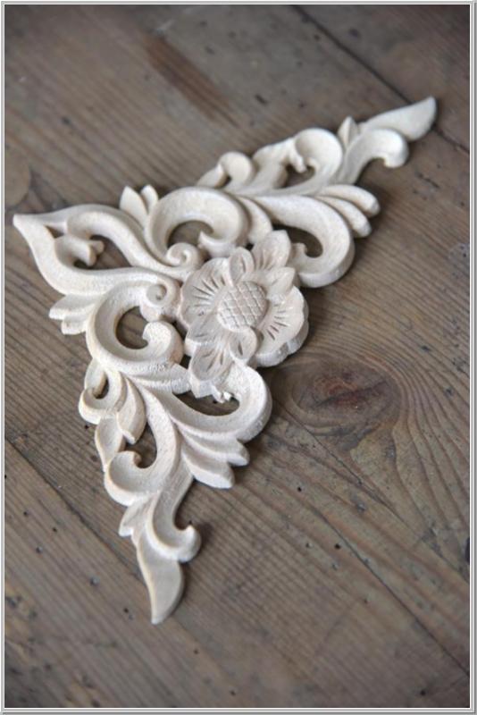JDL Holzornament Vintage Paint Ornament 15x15cm JDL Holzornament Vintage Paint Ornament 15x15cm
