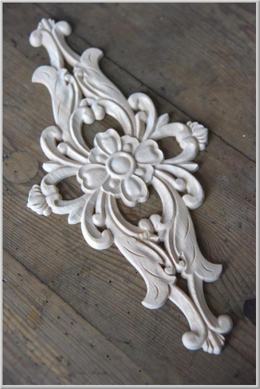 Holzornament Vintage Paint Ornament 32x16 cm Holzornament Vintage Paint Ornament 32x16 cm