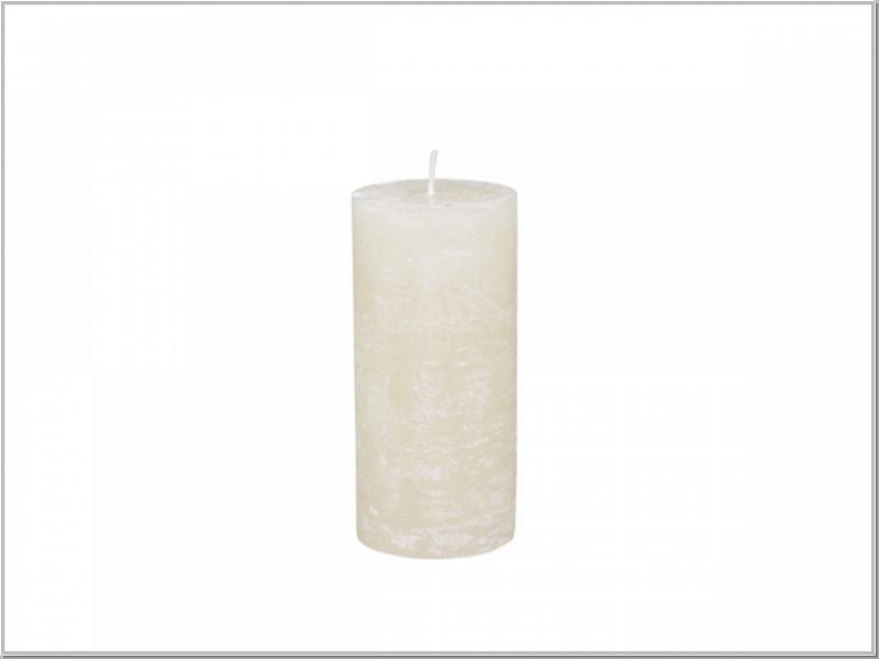Macon rustikale Stumpenkerze CREME H15/Ø7cm Macon rustikale Stumpenkerze CREME H15/Ø7cm